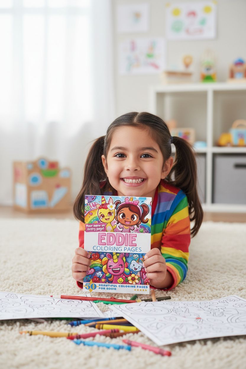 Eddie personal coloring pages