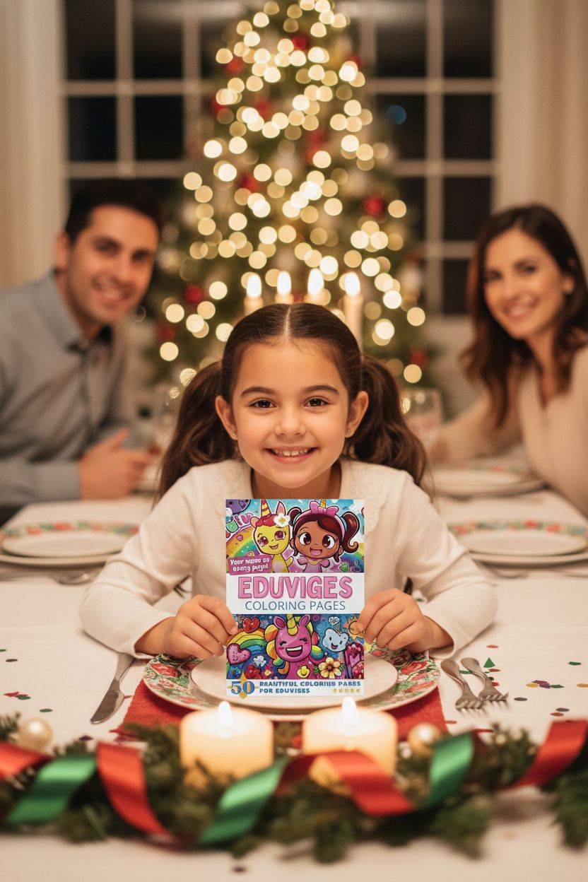 Eduviges Christmas coloring pages gift