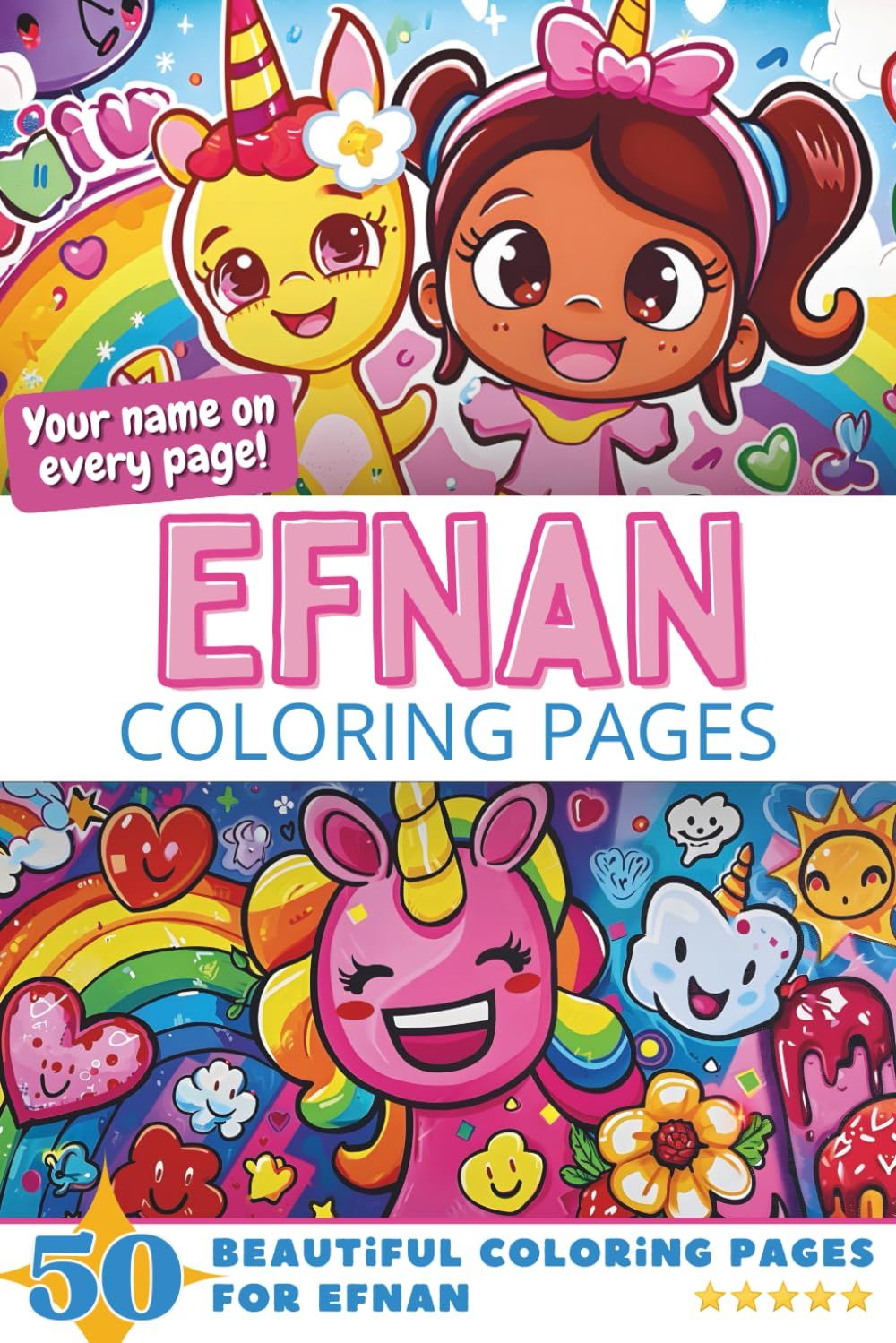 Efnan Coloring Book Cover