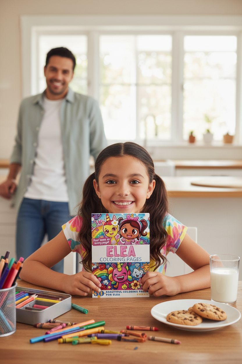 Elea personal coloring pages