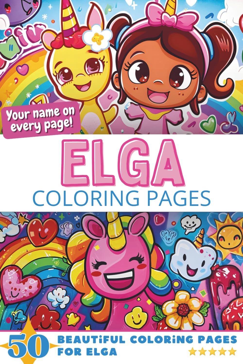 Elga Coloring Book Cover
