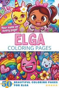 Elga Coloring Book Cover