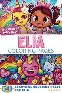 Elia Coloring Book Cover