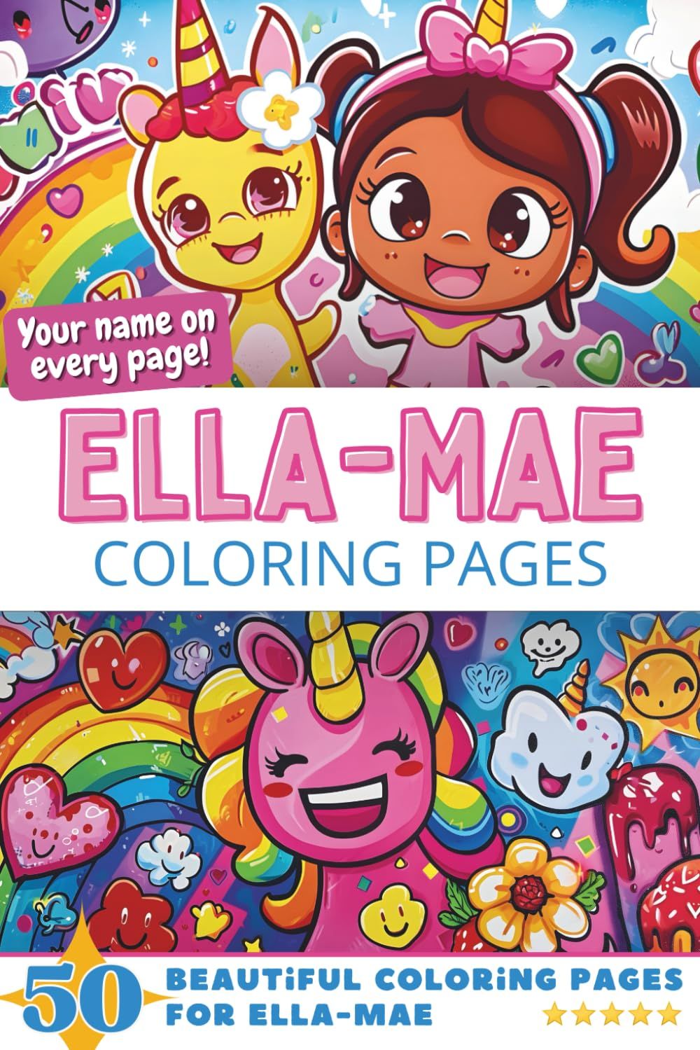Ella-Mae Coloring Book Cover