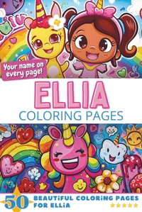 Ellia Coloring Book Cover
