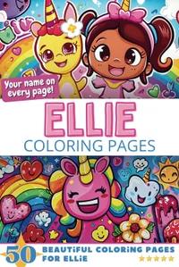 Ellie Coloring Book Cover