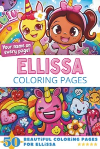 Ellissa Coloring Book Cover
