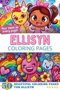Ellisyn Coloring Book Cover