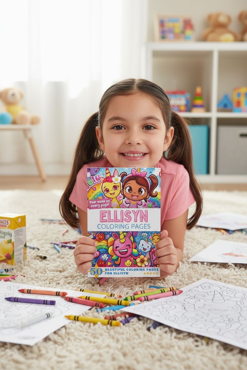 Ellisyn personal coloring pages