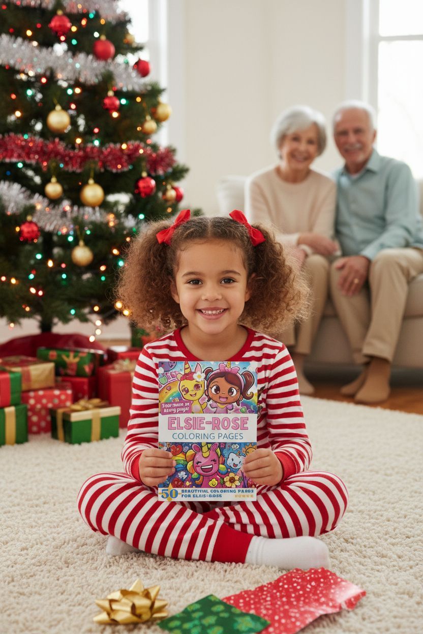 Elsie-Rose Christmas coloring pages gift