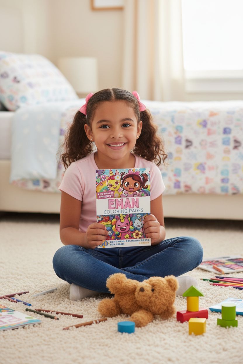 Eman personal coloring pages