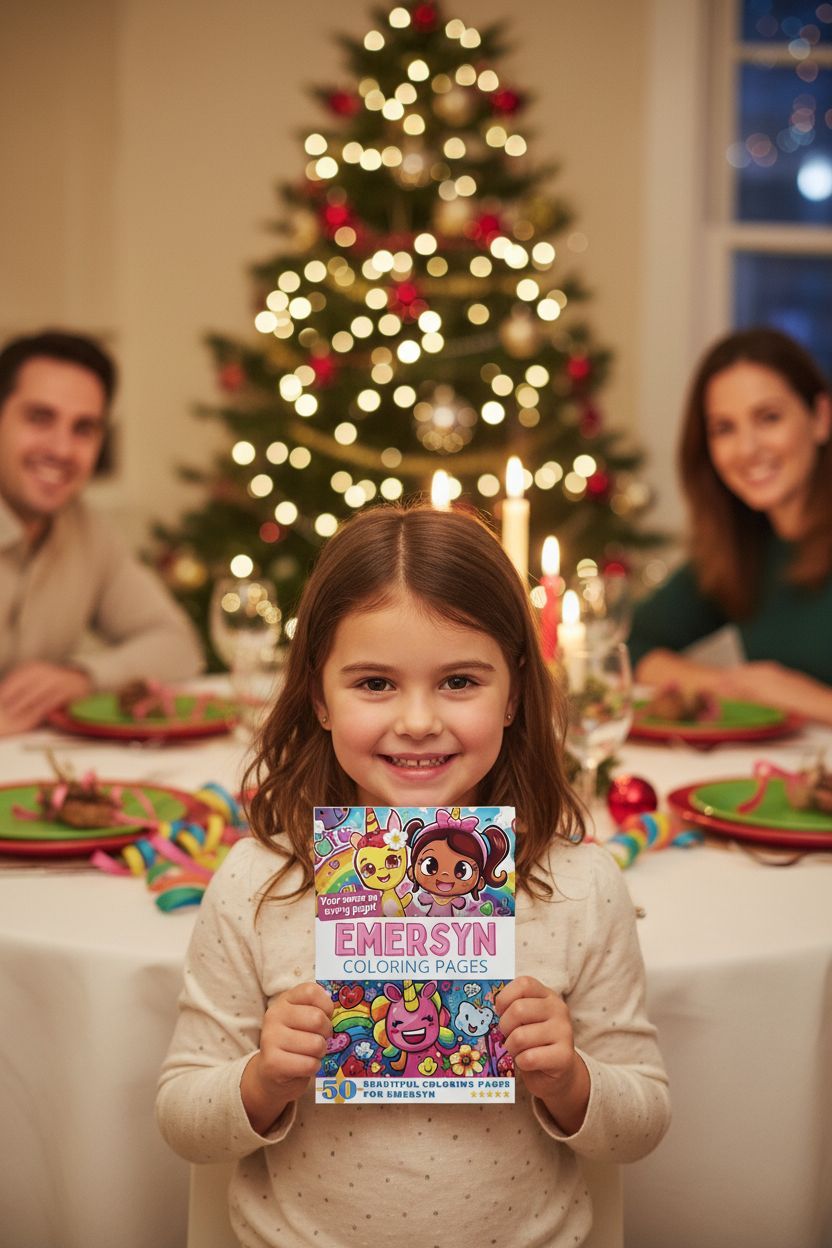 Emersyn Christmas coloring pages gift