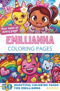 Emillianna Coloring Book Cover
