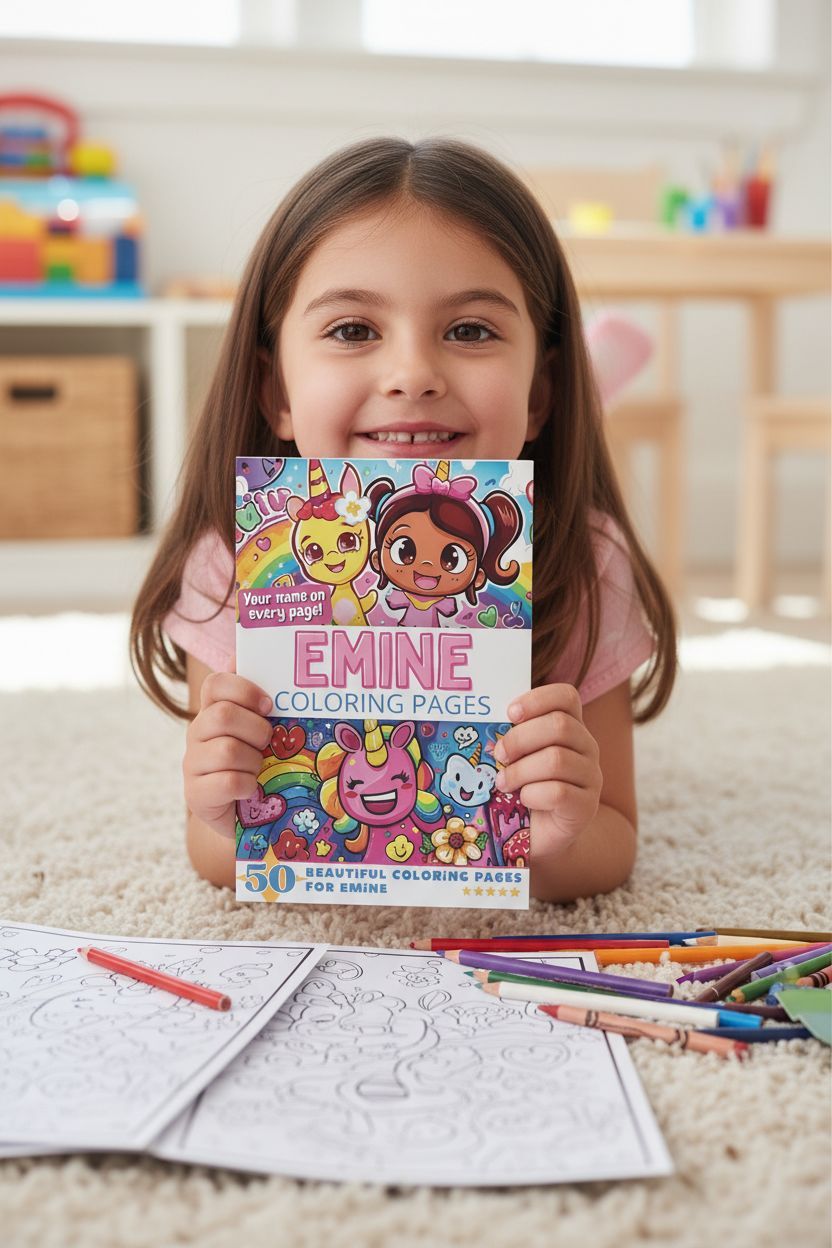 Emine personal coloring pages