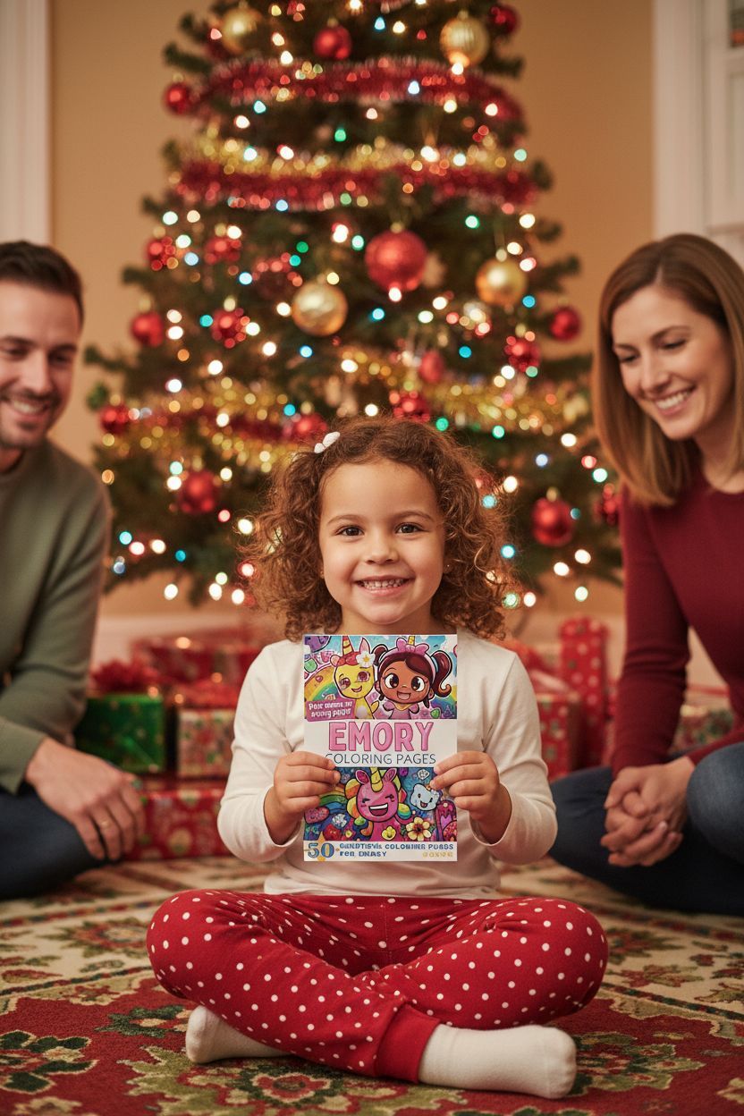 Emory Christmas coloring pages gift