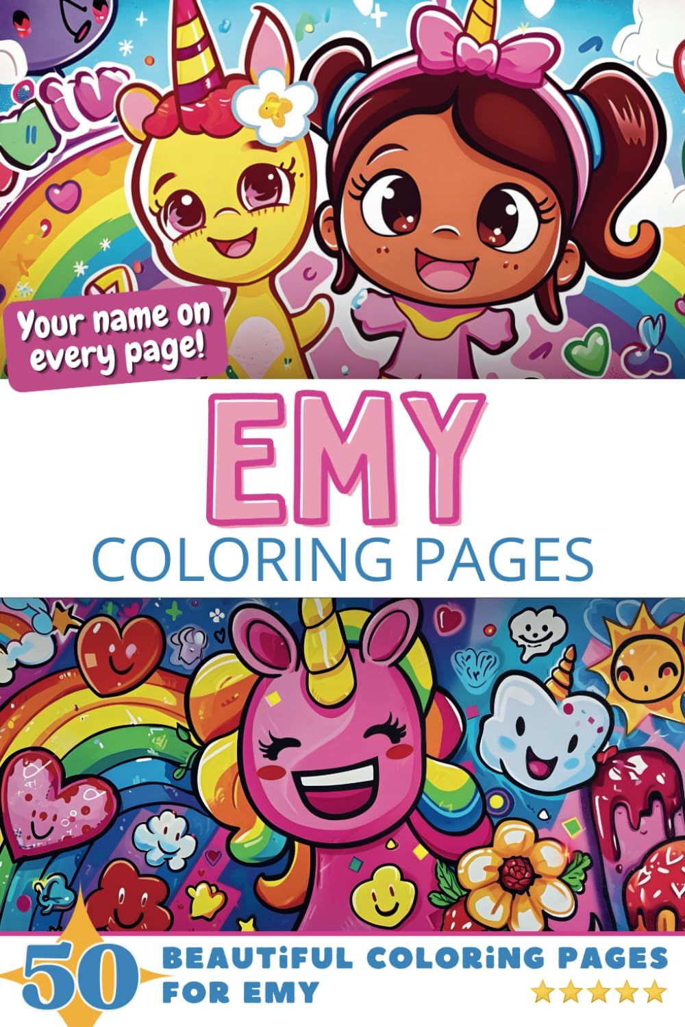 Emy Coloring Book Cover