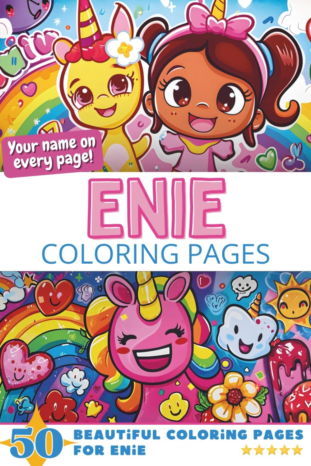 Enie Coloring Book Cover