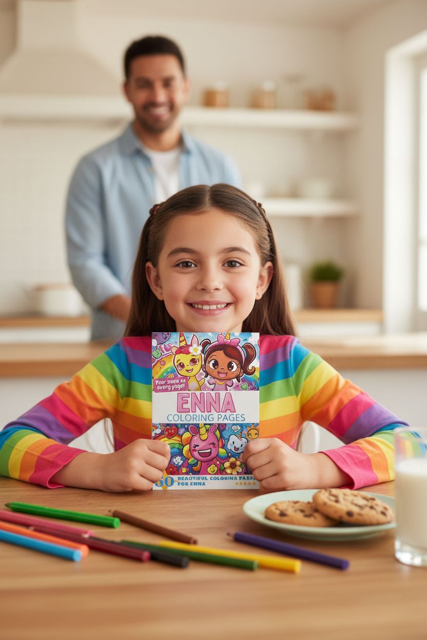 Enna personal coloring pages