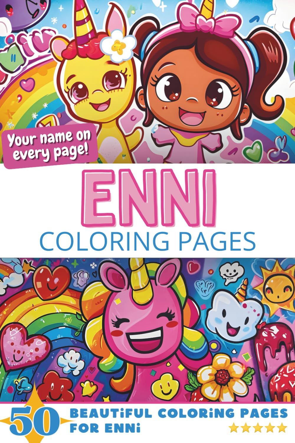 Enni Coloring Book Cover