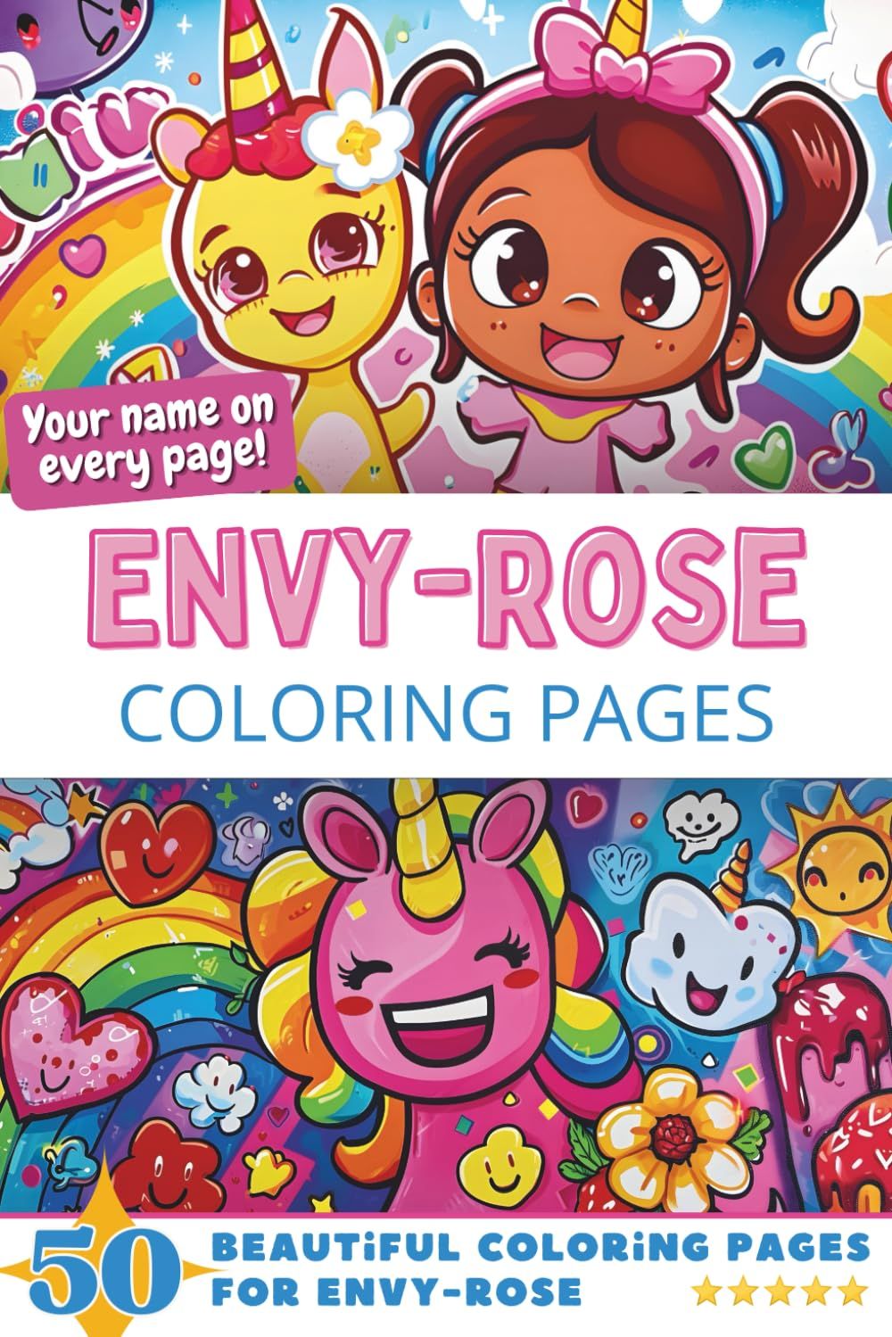 Envy-Rose Coloring Pages Cover
