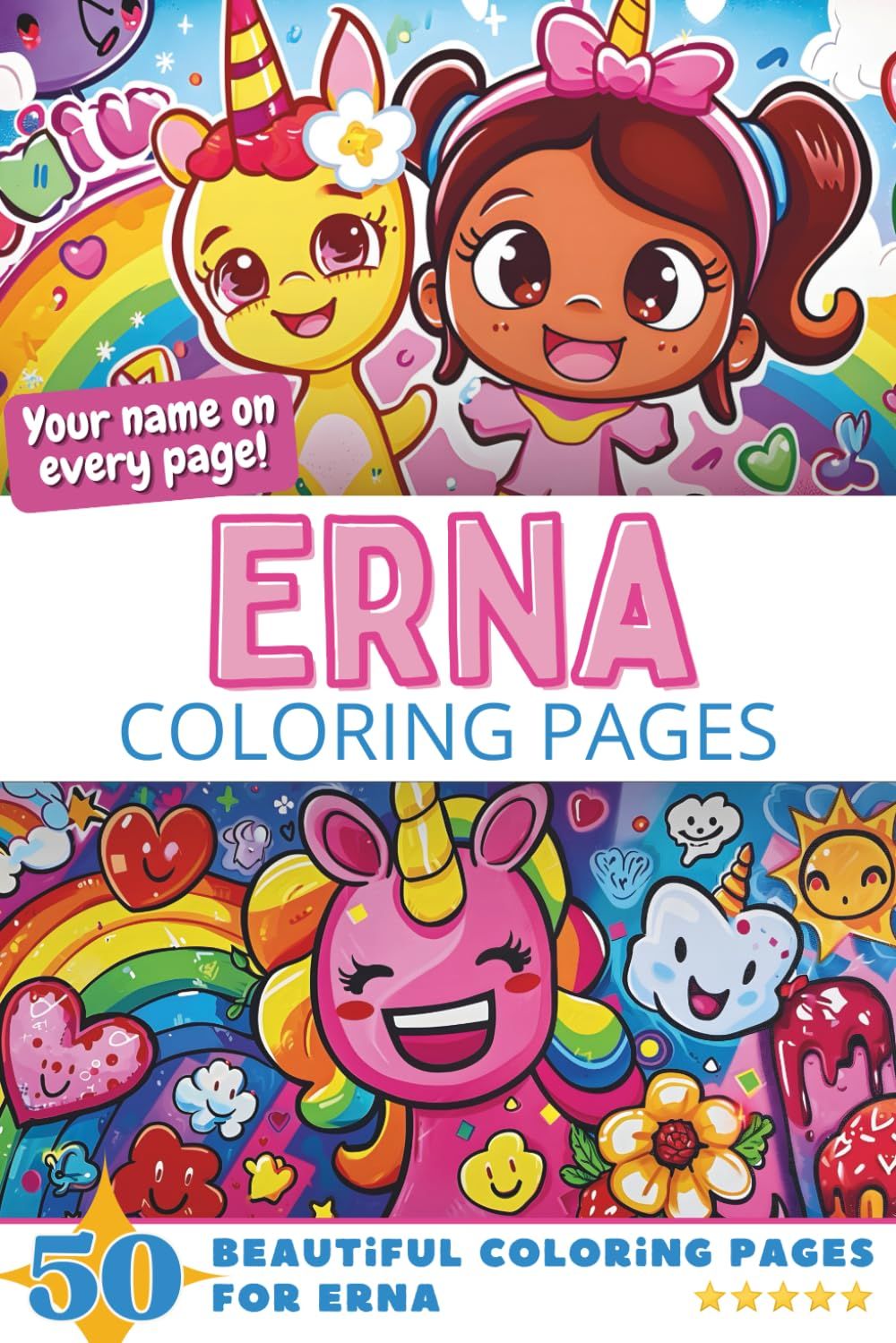 Erna Coloring Book Cover