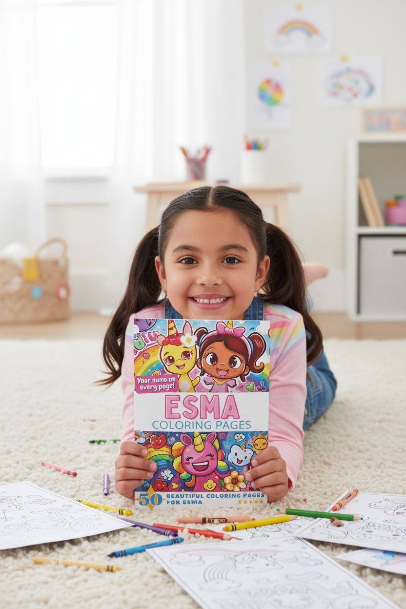 Esma personal coloring pages