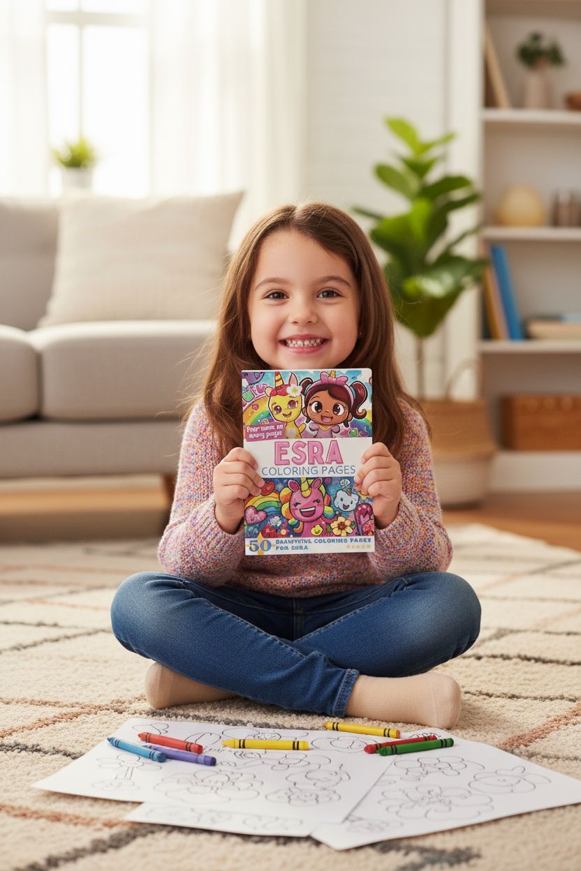 Esra personal coloring pages