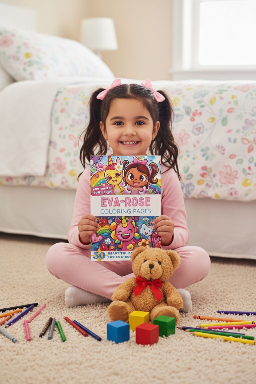 Eva-Rose personal coloring pages