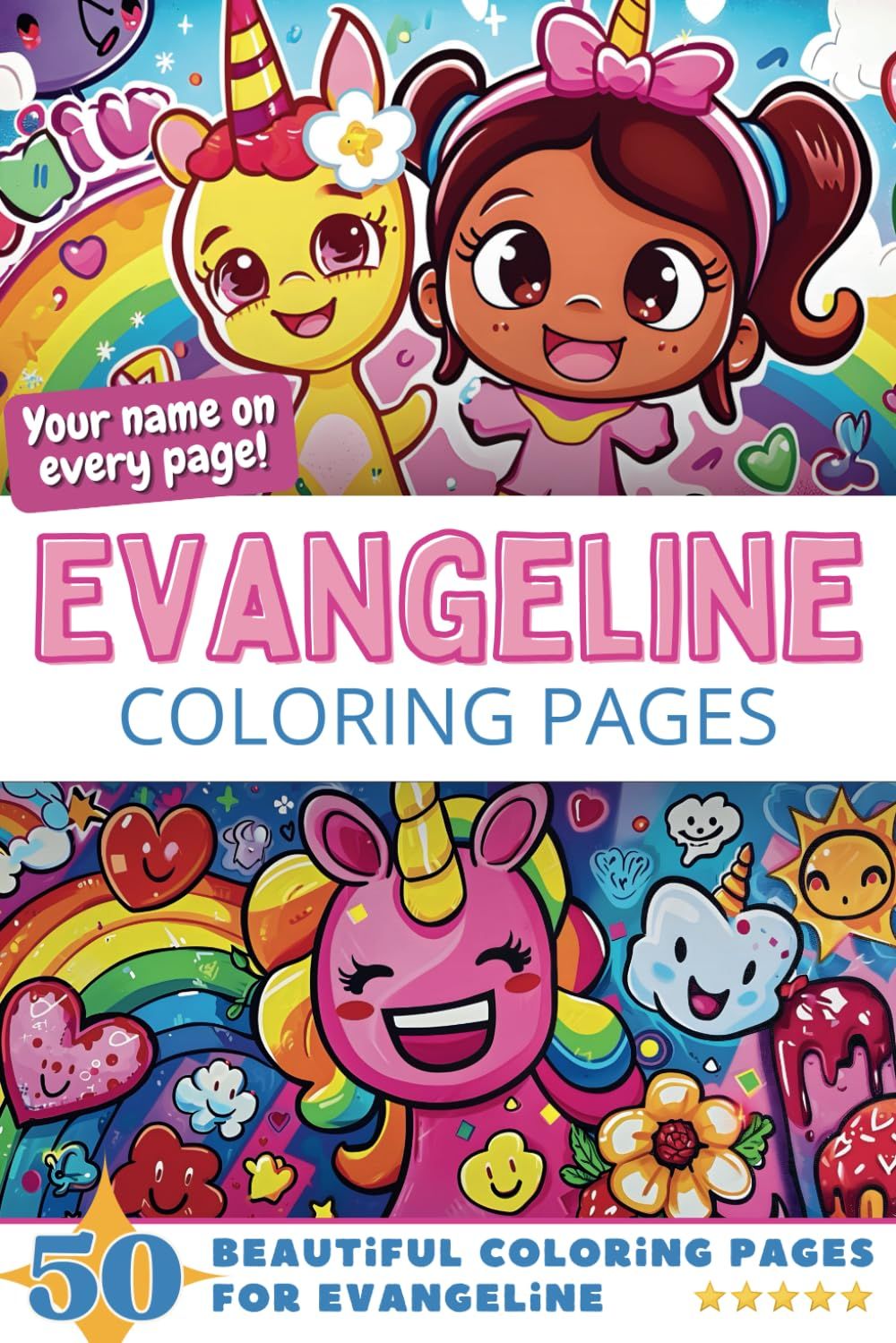Evangeline Coloring Pages Cover