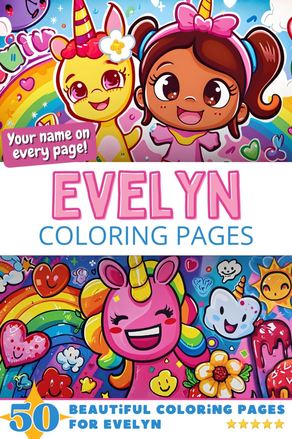 Evelyn Coloring Pages Cover