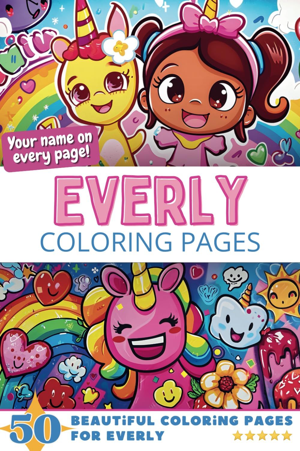 Everly Coloring Pages Cover