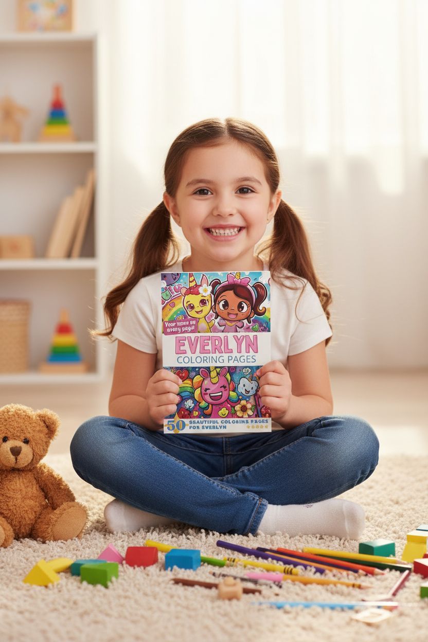 Everlyn personal coloring pages