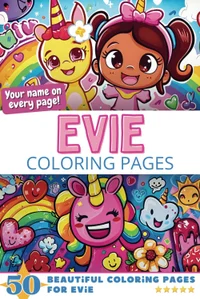 Evie Coloring Book Cover