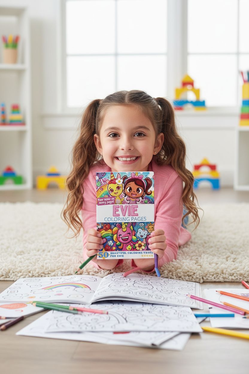Evie personal coloring pages