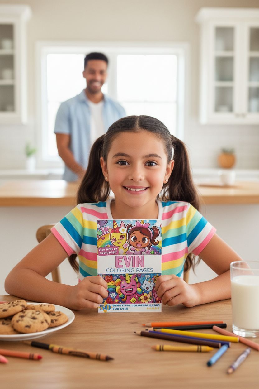 Evin personal coloring pages