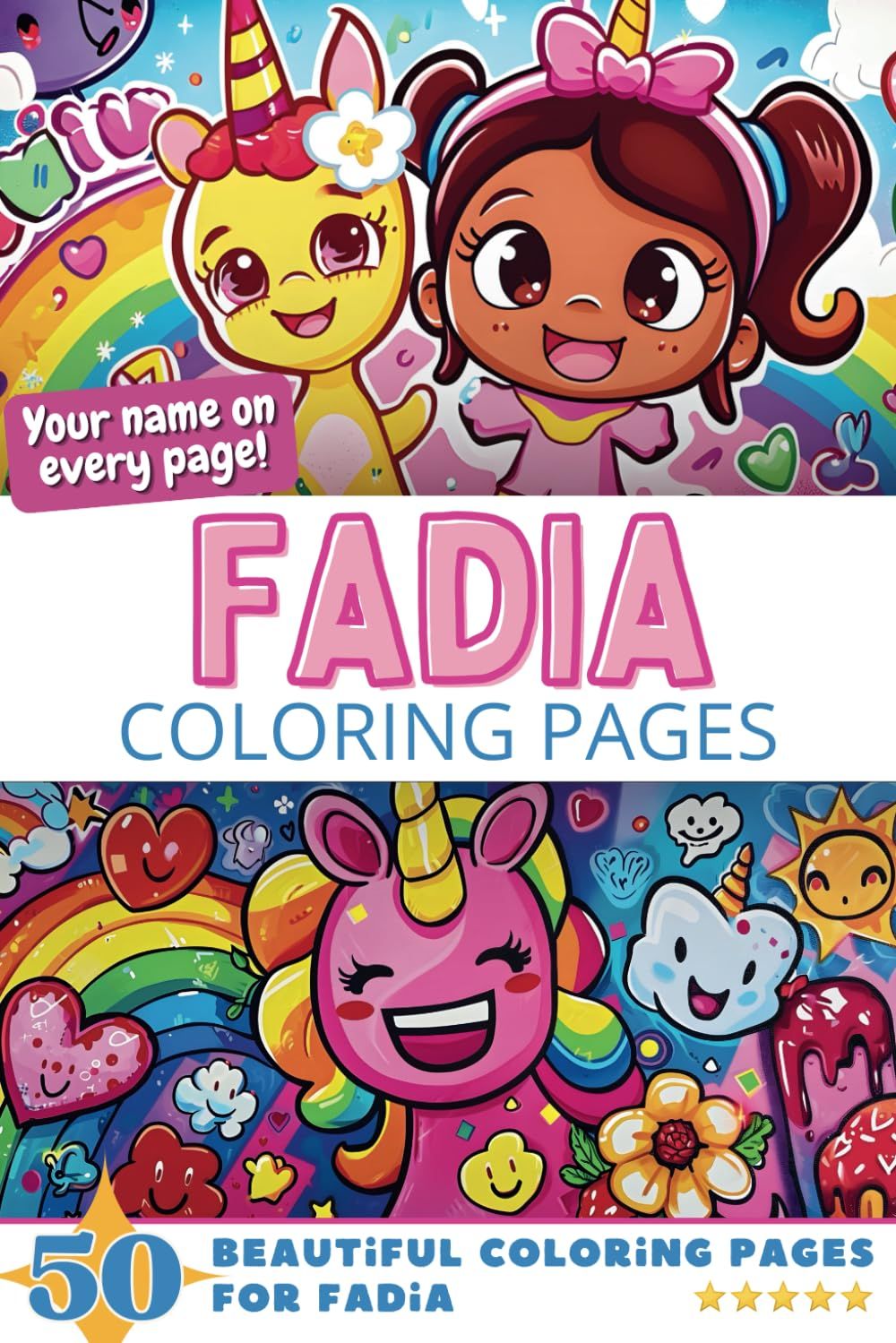 Fadia Coloring Book Cover