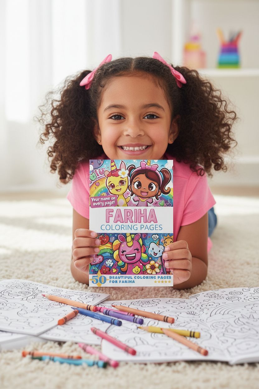 Fariha personal coloring pages