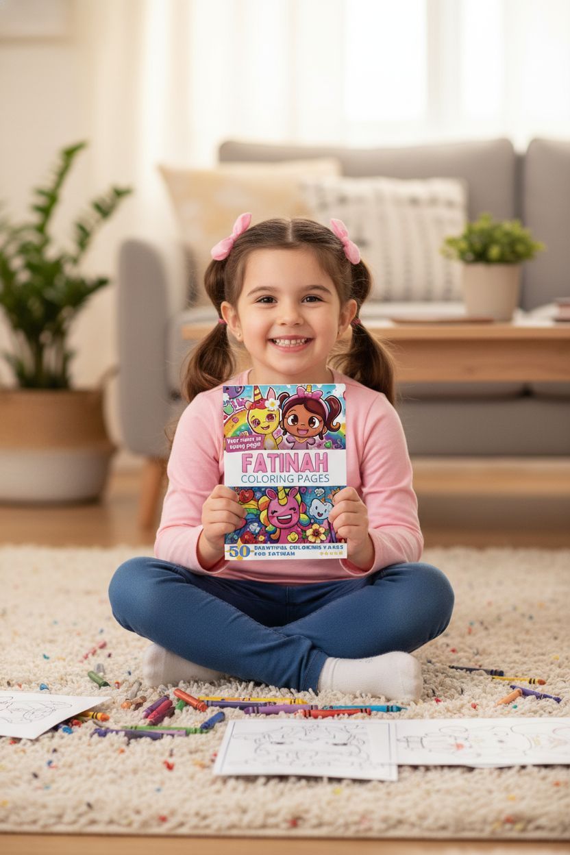 Fatinah personal coloring pages