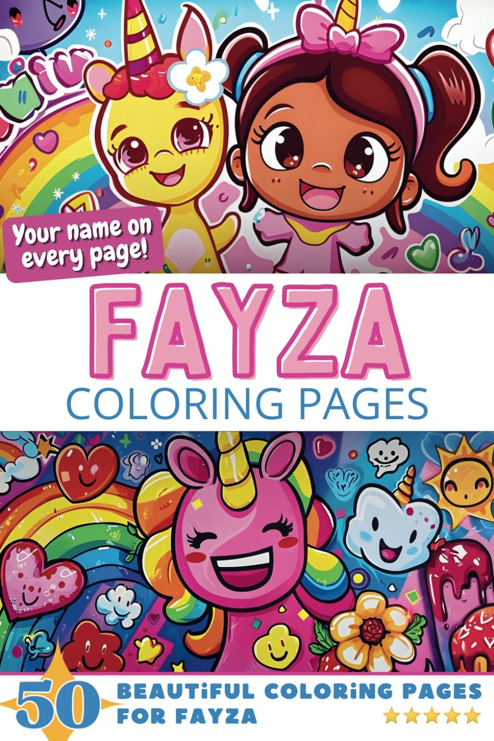 Fayza Coloring Book Cover