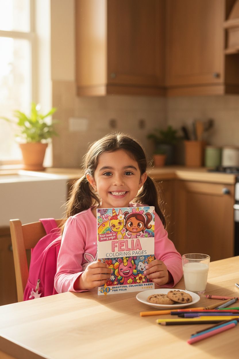 Felia personal coloring pages