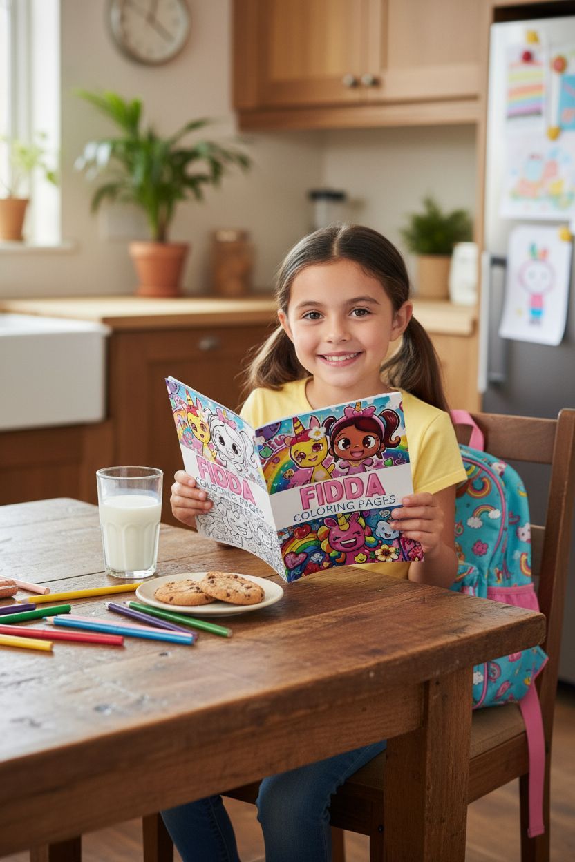 Fidda personal coloring pages