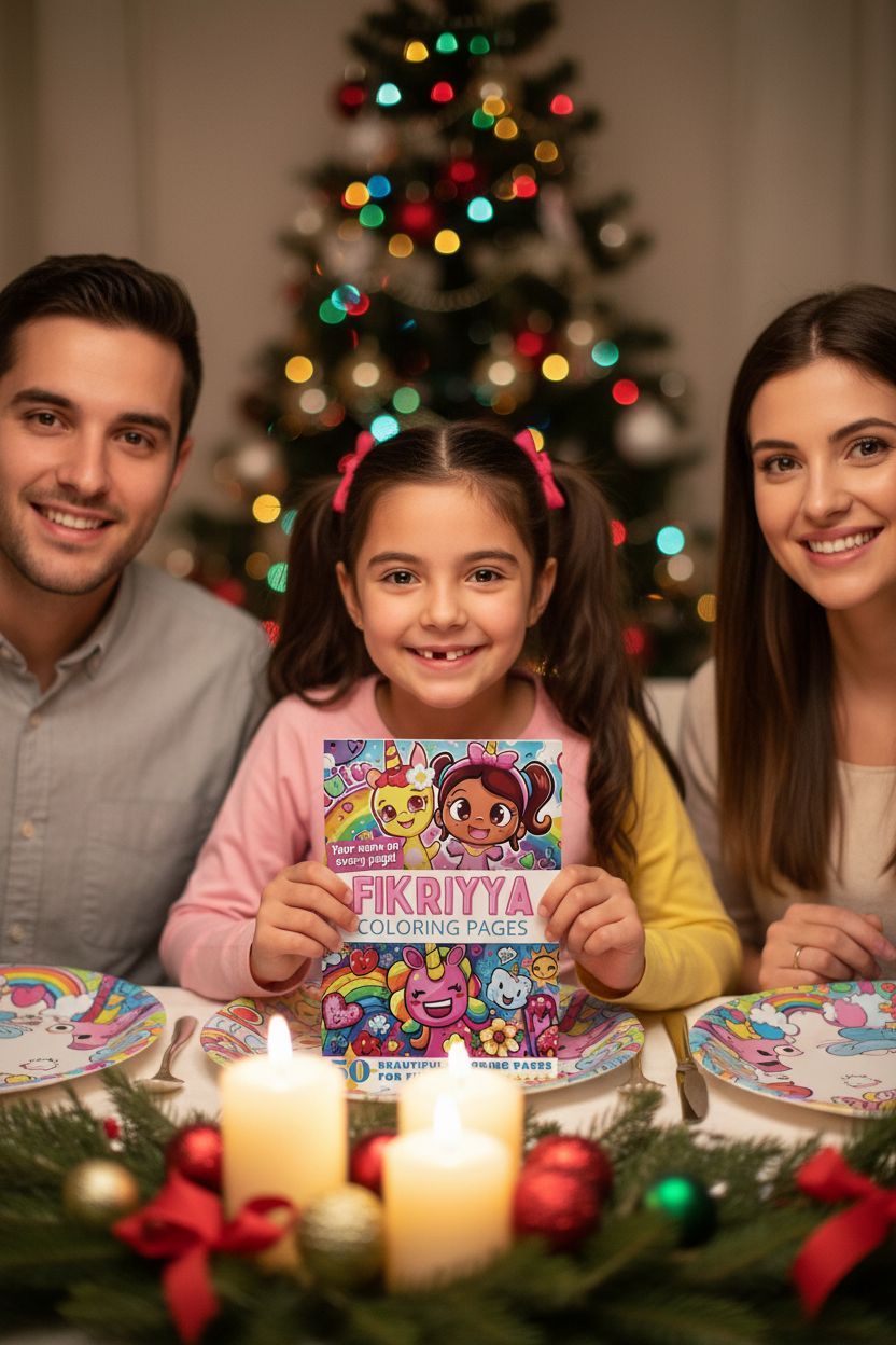 Fikriyya Christmas coloring pages gift