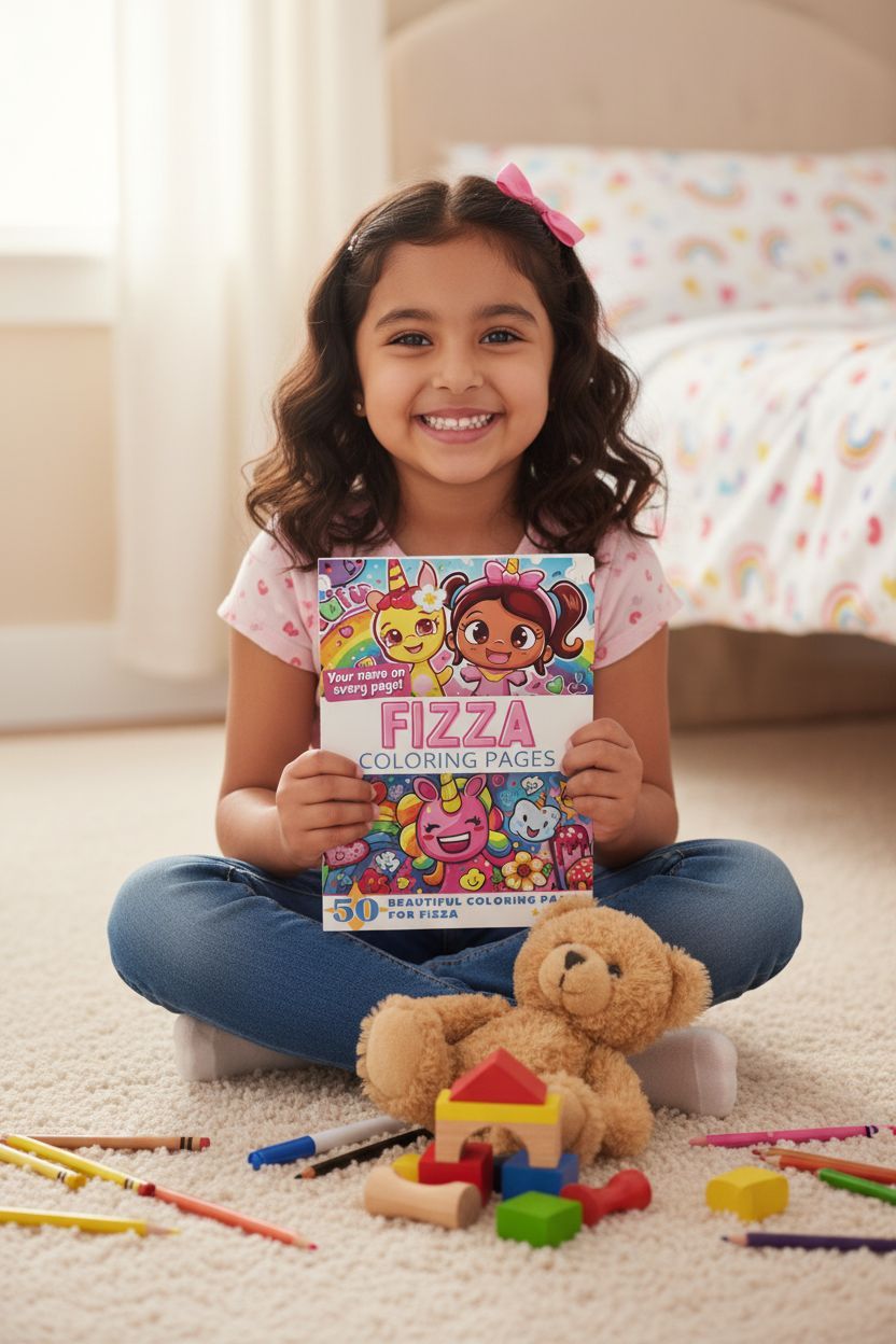 Fizza personal coloring pages