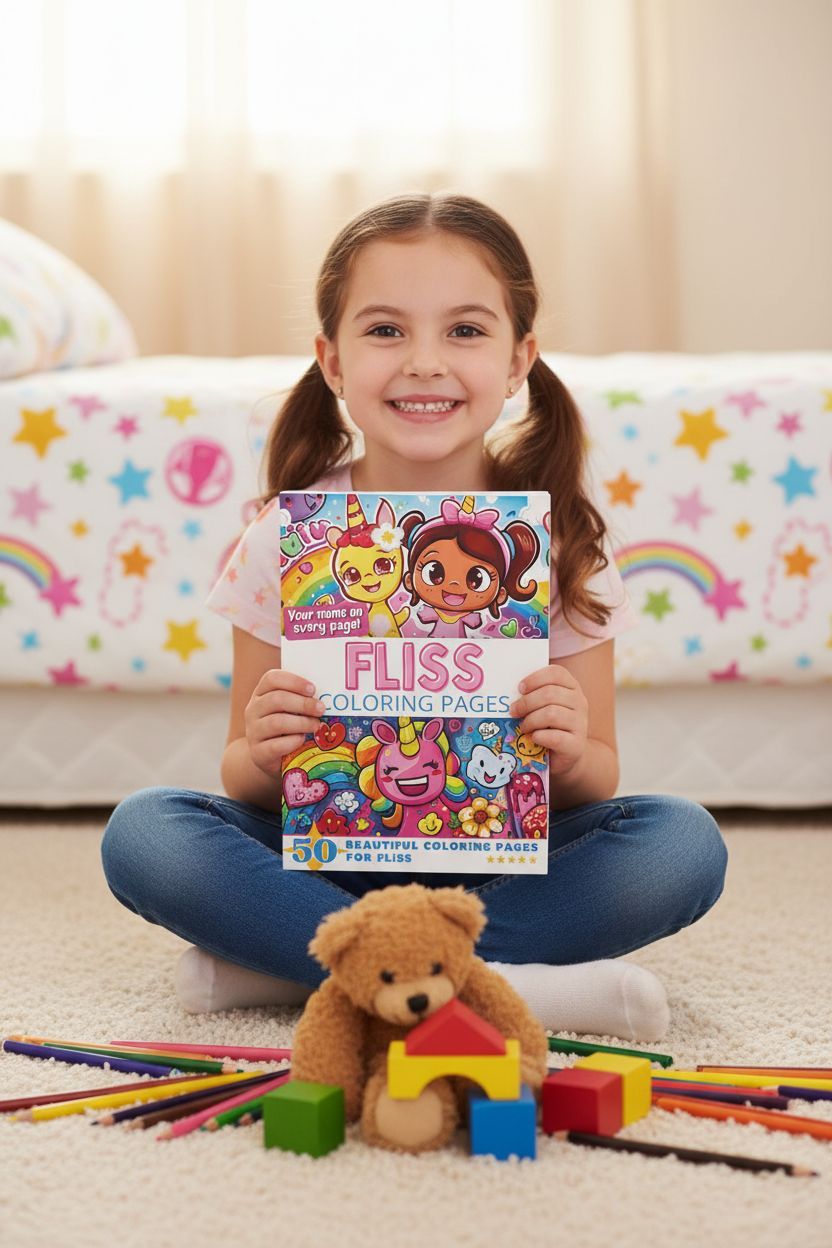Fliss personal coloring pages
