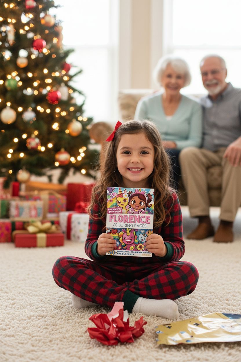 Florence Christmas coloring pages gift