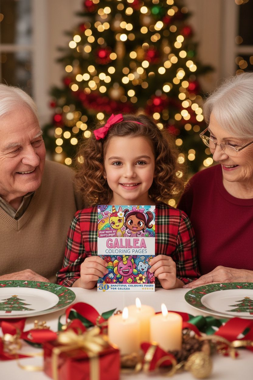 Galilea Christmas coloring pages gift