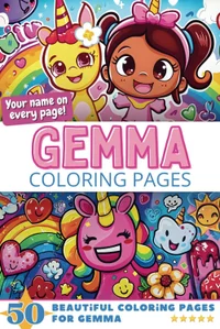 Gemma Coloring Book Cover