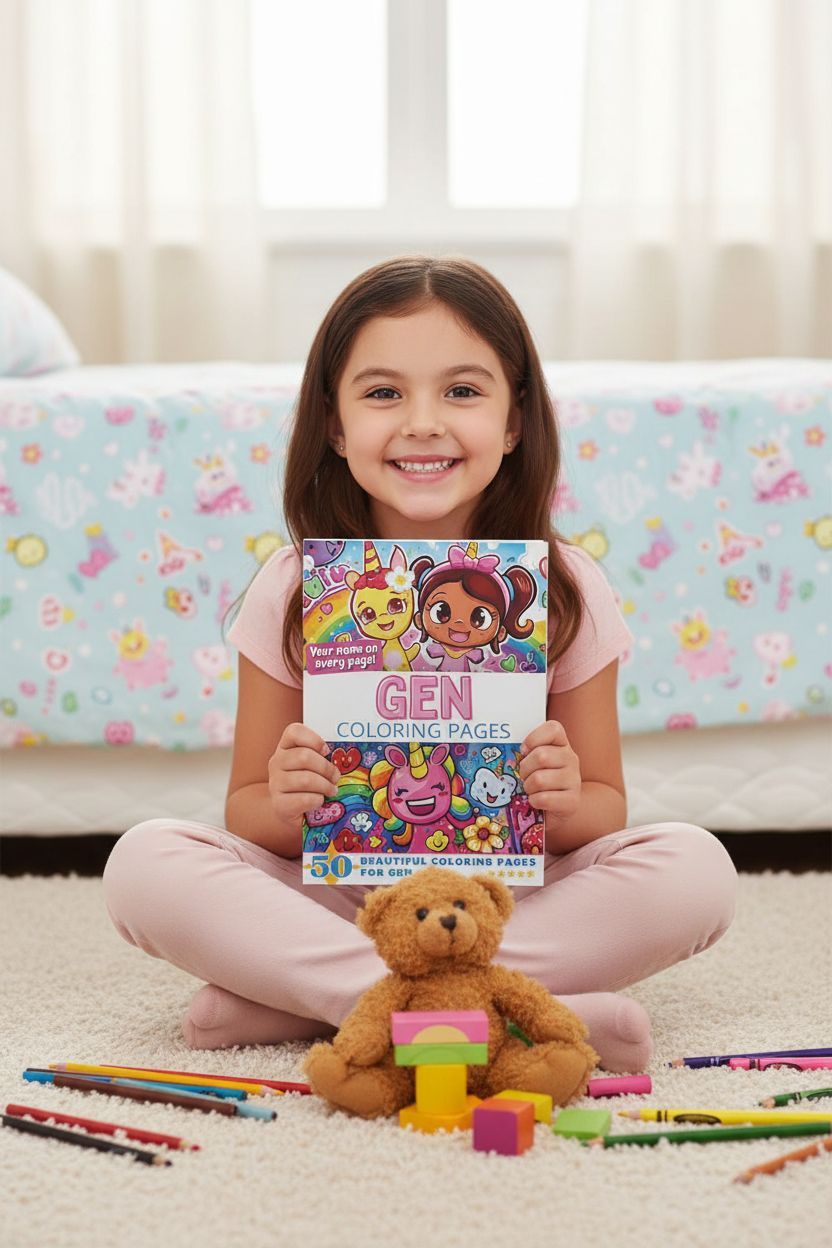 Gen personal coloring pages