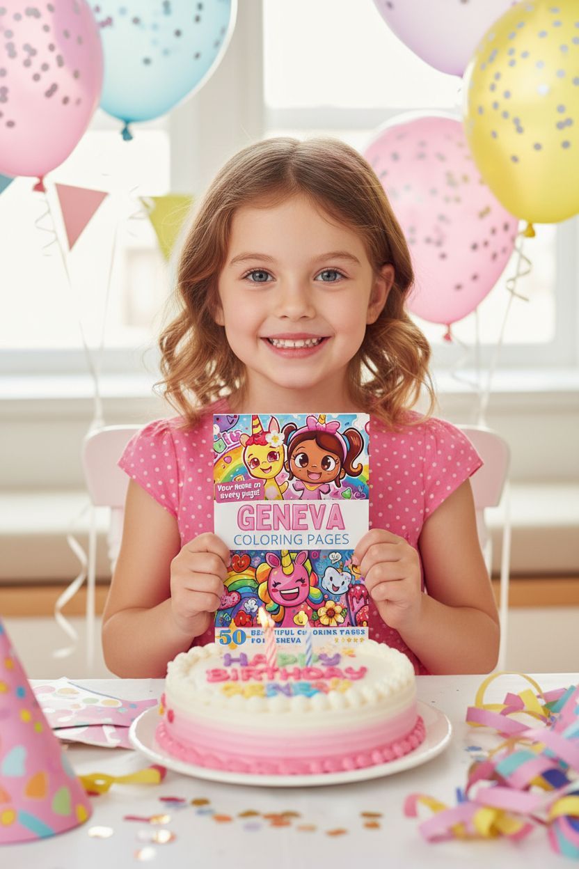 Geneva coloring book in use