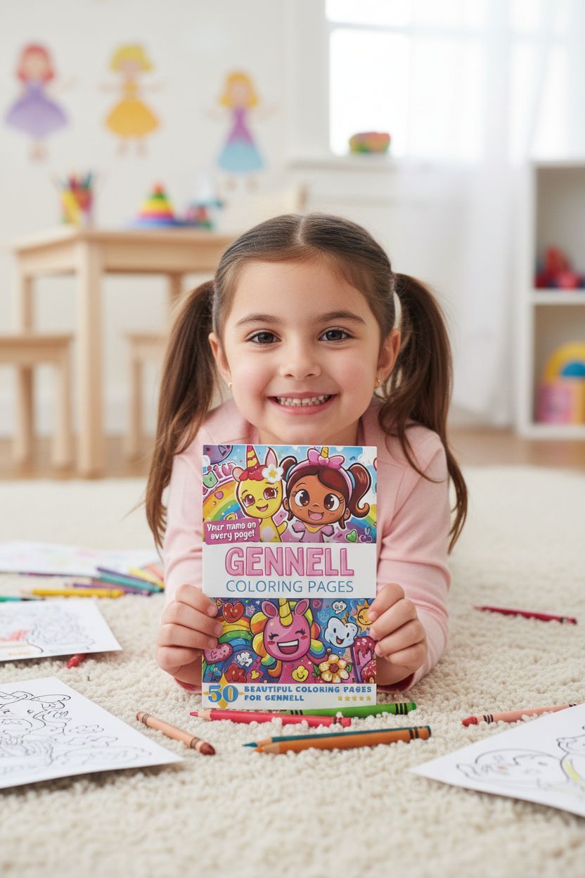 Gennell personal coloring pages